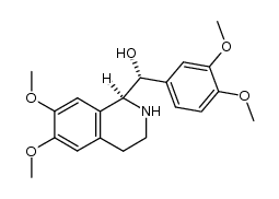 erythro (+/-)-α-hydroxylaudanosine结构式