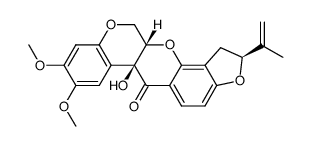 6aα,12aα,5'α-rotenolone Structure