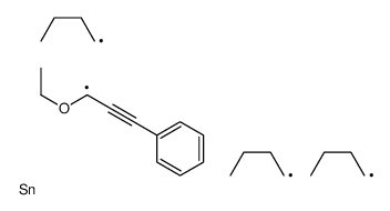tributyl-(1-ethoxy-3-phenylprop-2-ynyl)stannane结构式