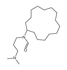 N-cyclopentadecyl-N-[3-(dimethylamino)propyl]formamide Structure