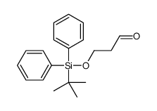 3-[tert-butyl(diphenyl)silyl]oxypropanal Structure