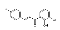 1-(3-chloro-2-hydroxyphenyl)-3-(4-methoxyphenyl)prop-2-en-1-one结构式