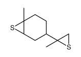 6-methyl-3-(2-methylthiiran-2-yl)-7-thiabicyclo[4.1.0]heptane结构式