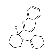 2-cyclohex-1-enyl-1-[2]naphthyl-cyclohexanol结构式
