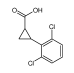 2-(2,6-Dichlorophenyl)cyclopropanecarboxylic acid Structure