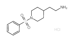 {2-[1-(Phenylsulfonyl)piperidin-4-yl]ethyl}amine hydrochloride Structure