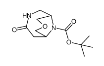 10-benzyl-8-oxa-3,10-diazabicyclo[4.3.1]decan-4-one Structure