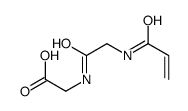 2-[[2-(prop-2-enoylamino)acetyl]amino]acetic acid Structure