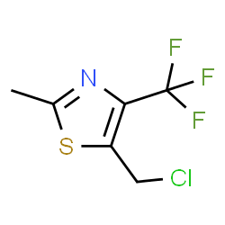 5-(chloromethyl)-2-methyl-4-(trifluoromethyl)thiazole Structure