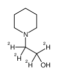 1-Piperidineethanol-d4 Structure