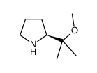 (2S)-(2-甲氧基丙基-2-基)吡咯烷结构式