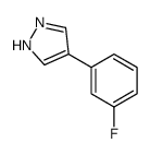 1H-Pyrazole, 4-(3-fluorophenyl)- picture