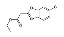 ethyl 2-(6-chloro-1,3-benzoxazol-2-yl)acetate Structure