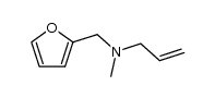 N-(furan-2-ylmethyl)-N-methylprop-2-en-1-amine结构式