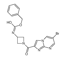 benzyl N-[1-(6-bromoimidazo[1,2-a]pyrimidine-2-carbonyl)azetidin-3-yl]carbamate Structure