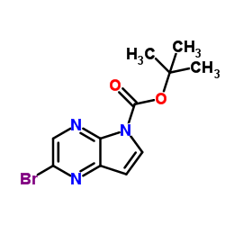 tert-Butyl 2-bromo-5H-pyrrolo[2,3-b]pyrazine-5-carboxylate picture