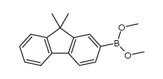 9,9-dimethylfluorenyl-2-boronic acid dimethyl ester Structure