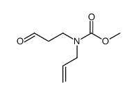 Carbamic acid,(3-oxopropyl)-2-propenyl-,methyl ester (9CI) structure