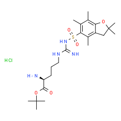 H-Arg(Pbf)-OtBu.HCl Structure