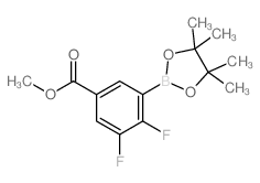 METHYL 3,4-DIFLUORO-5-(4,4,5,5-TETRAMETHYL-1,3,2-DIOXABOROLAN-2-YL)BENZOATE picture
