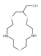 1,4,10-TRITHIA-7,13-DIAZACYCLOPENTADECANE-2-METHANOL Structure