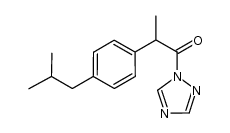 (R,S)-N-ibuprofenyl-1,2,4-triazole Structure
