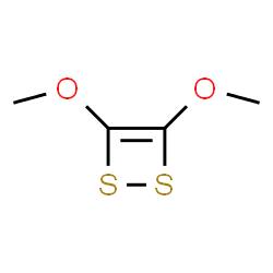 1,2-Dithiete,3,4-dimethoxy-(9CI)结构式