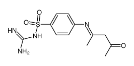 acetylacetone sulphaguanidine Structure