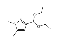 dimethyl-1,5 diethoxymethyl-3 pyrazole Structure