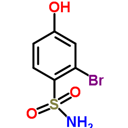 2-Bromo-4-hydroxybenzenesulfonamide Structure