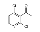 1-(2,4-dichloropyridin-3-yl)ethanone Structure