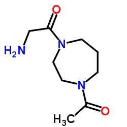 1-(4-Acetyl-1,4-diazepan-1-yl)-2-aminoethanone Structure