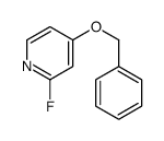 4-(苄氧基)-2-氟吡啶结构式