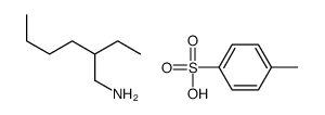 2-ethylhexan-1-amine,4-methylbenzenesulfonic acid结构式