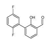 3-(2,5-difluorophenyl)-2-hydroxybenzaldehyde Structure