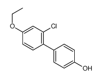 4-(2-chloro-4-ethoxyphenyl)phenol结构式