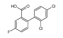 2-(2,4-dichlorophenyl)-5-fluorobenzoic acid Structure