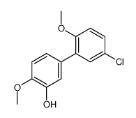5-(5-chloro-2-methoxyphenyl)-2-methoxyphenol结构式