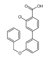 4-(3-Benzyloxyphenyl)-2-chlorobenzoic acid Structure