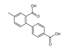 2-(4-carboxyphenyl)-5-methylbenzoic acid Structure