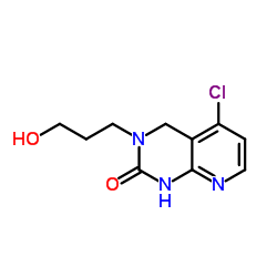 5-Chloro-3-(3-hydroxypropyl)-3,4-dihydropyrido[2,3-d]pyrimidin-2(1H)-one结构式