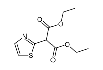 diethyl 2-(thiazol-2-yl)malonate Structure