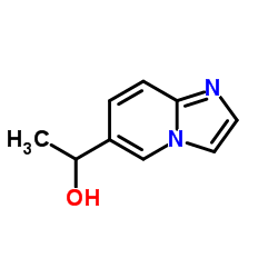 1-(Imidazo[1,2-a]pyridin-6-yl)ethanol结构式