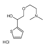 2-[2-(dimethylamino)ethoxy]-1-thiophen-2-ylethanol,hydrochloride Structure