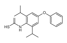 4-phenoxy-2,6-diisoproyl phenyl thiourea structure