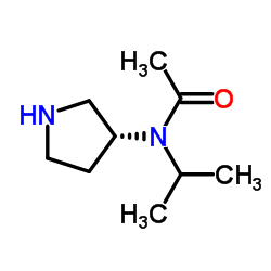 N-Isopropyl-N-[(3R)-3-pyrrolidinyl]acetamide Structure