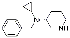Benzyl-cyclopropyl-(R)-piperidin-3-yl-aMine Structure
