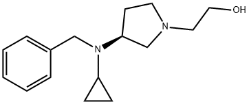 2-[(S)-3-(Benzyl-cyclopropyl-amino)-pyrrolidin-1-yl]-ethanol Structure