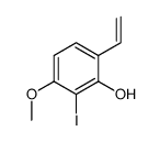 2-iodo-3-methoxy-6-vinylphenol结构式