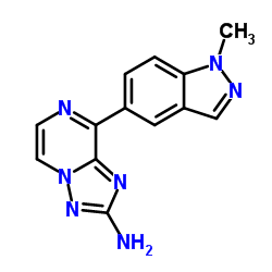 8-(1-Methyl-1H-indazol-5-yl)[1,2,4]triazolo[1,5-a]pyrazin-2-amine Structure